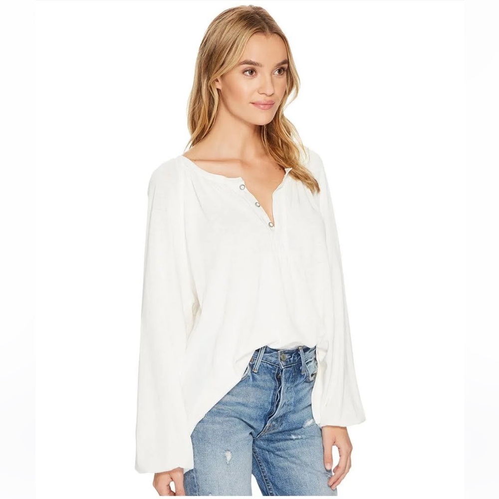 Free People Acadia Oversized Henry Top